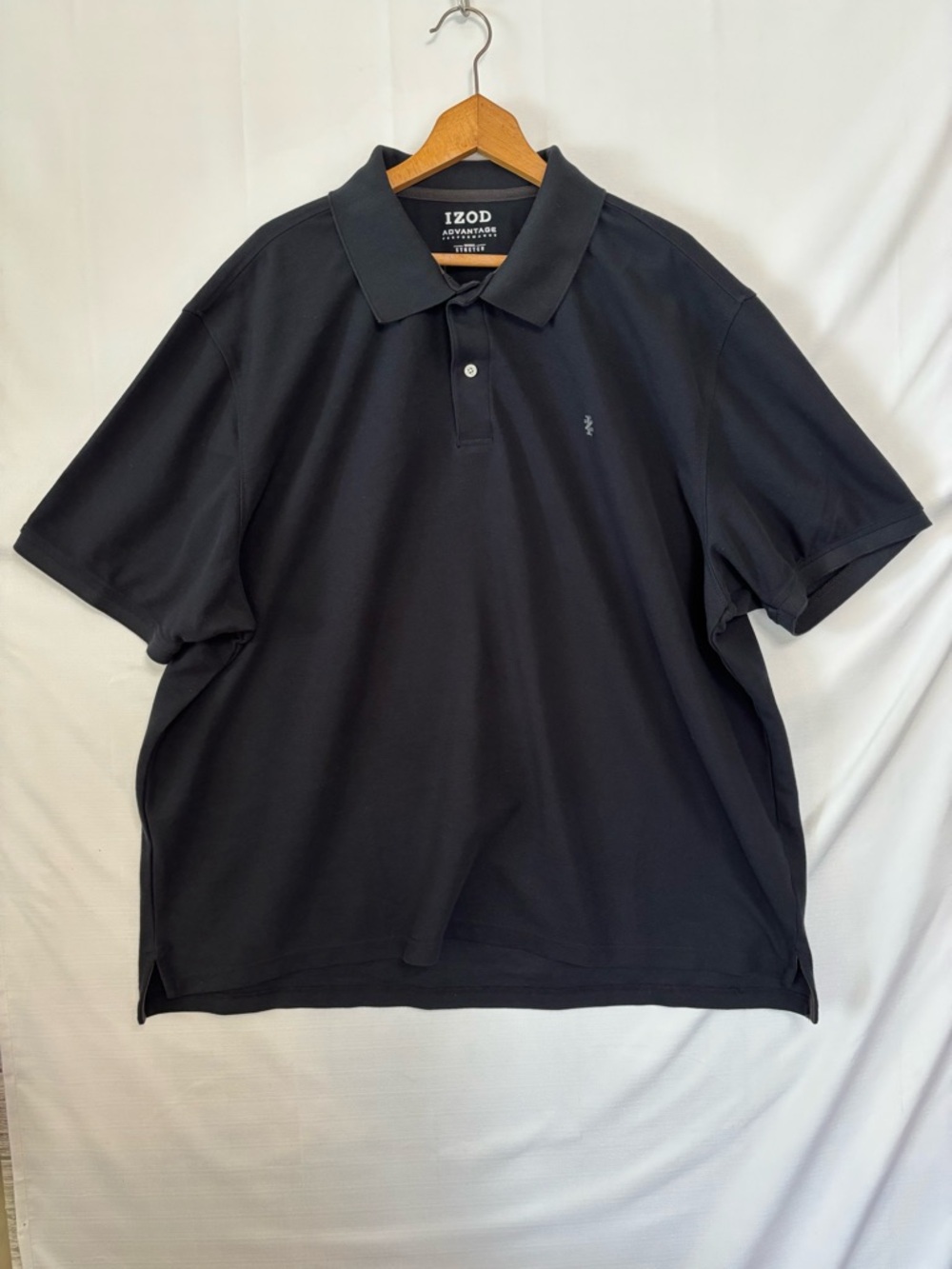 IZOD Advantage Performance Polo in Black Size 3XB